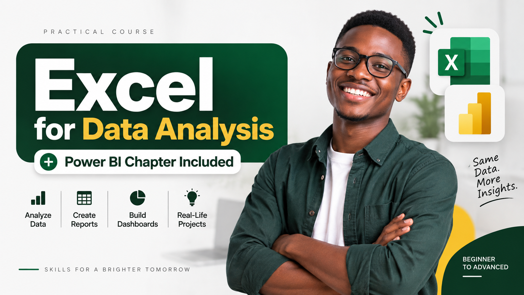 Data Analysis Using MS Excel and Power BI - Beginner to Advanced (Hausa)